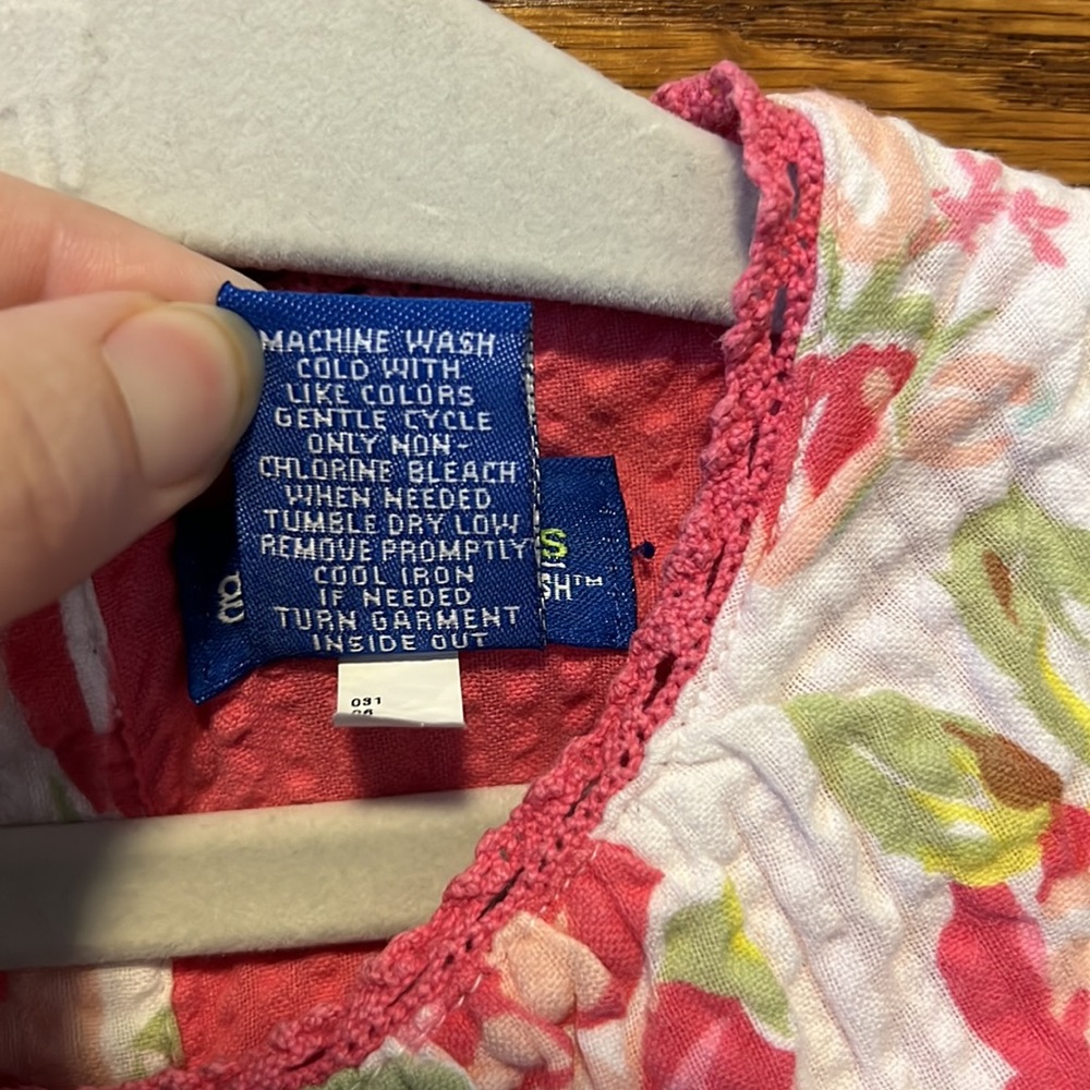Excellent condition Oshkosh Genuine Kids seersucker dress | 24 months - Picture 6 of 6